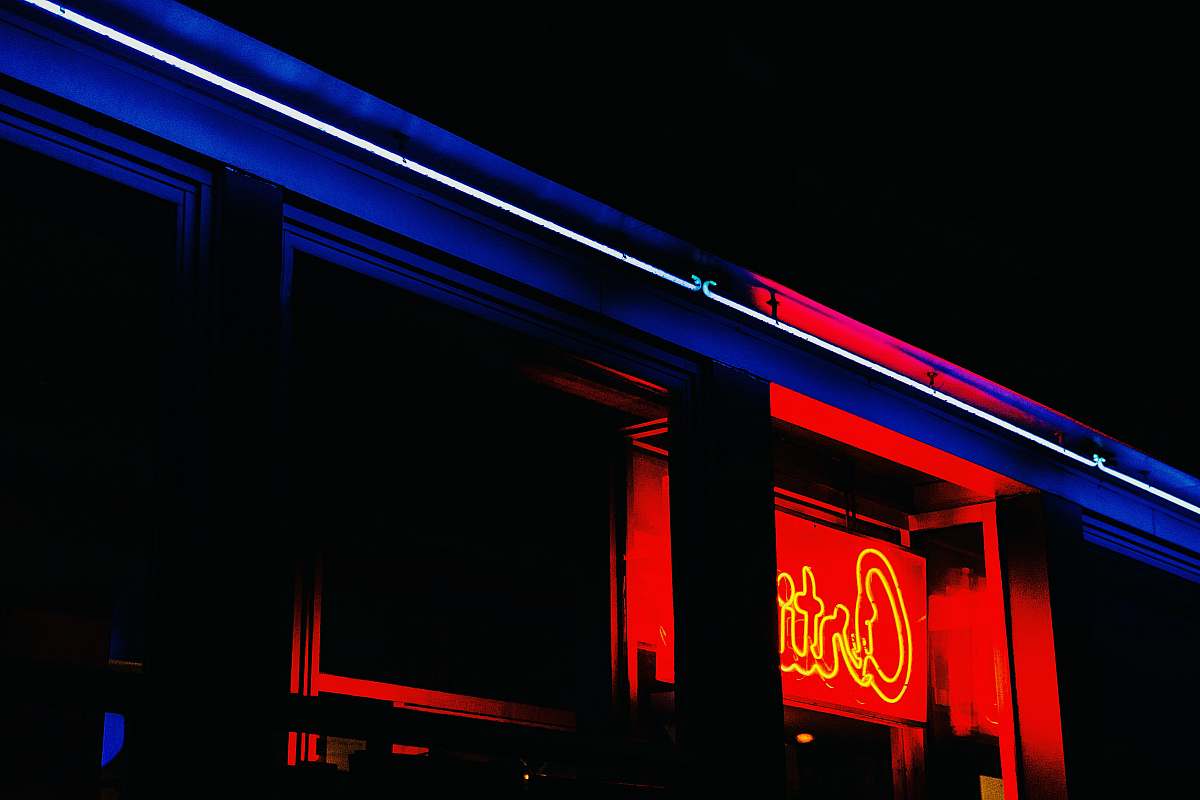 new york red neon sign turned on neon sign